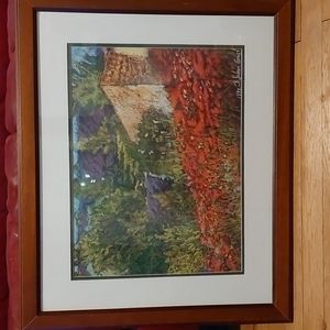 Framed print art